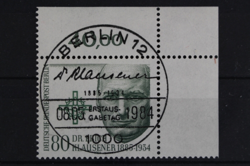 Berlin, MiNr. 719, Ecke rechts oben, ESST