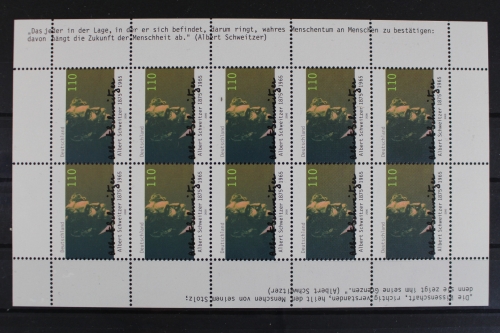 Deutschland (BRD), MiNr. 2090 Kleinbogen, postfrisch