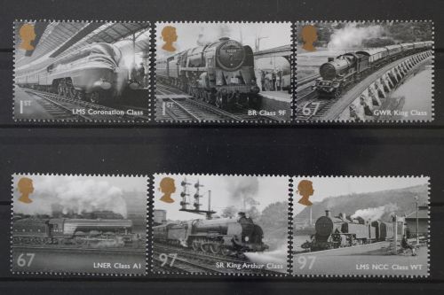 Großbritannien, Eisenbahn, MiNr. 2989-2994, postfrisch