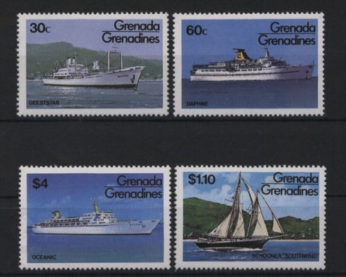 Grenada-Grenadinen, Schiffe, MiNr. 611-614, postfrisch