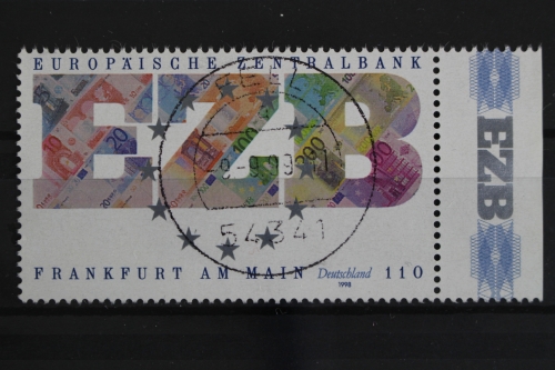 Deutschland (BRD), MiNr. 2000, zentrisch gestempelt, gestempelt