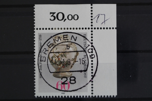 Deutschland (BRD), MiNr. 1118, Ecke rechts oben, gestempelt