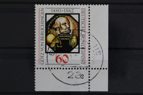 Deutschland (BRD), MiNr. 1036, Ecke rechts unten, gestempelt