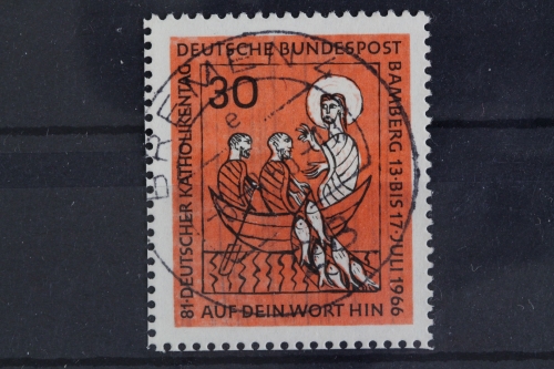 Deutschland (BRD), MiNr. 515, zentrisch Bremen, gestempelt