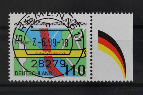Deutschland (BRD), MiNr. 1967, zentrischer Stempel, gestempelt