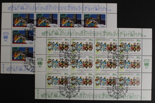 UNO New York, MiNr. 540-541, Bogen, ESST