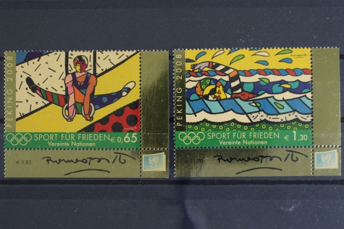 UNO Wien, MiNr. 545-546, Ecken rechts unten, postfrisch