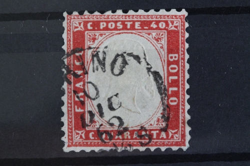 Italien, MiNr. 11, gestempelt