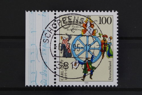 Deutschland (BRD), MiNr. 1806, zentrischer Stempel, EST