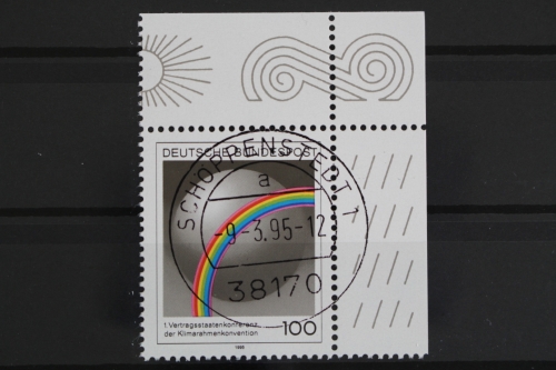 Deutschland (BRD), MiNr. 1785, Ecke re. oben, zentrischer Stempel, EST