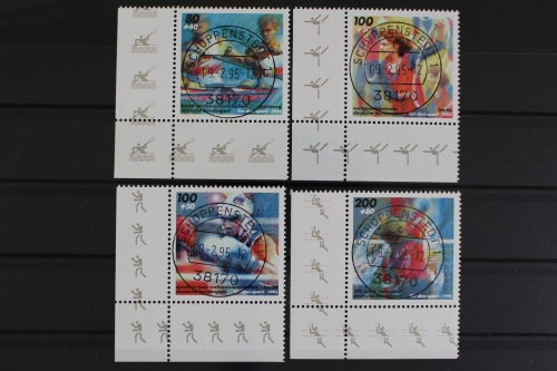 Deutschland, MiNr. 1777-1780, Ecken li. unten, zentrischer Stempel, EST
