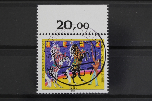 Deutschland (BRD), MiNr. 1600, zentrischer Stempel, EST