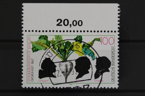 Deutschland (BRD), MiNr. 1599, zentrischer Stempel, EST