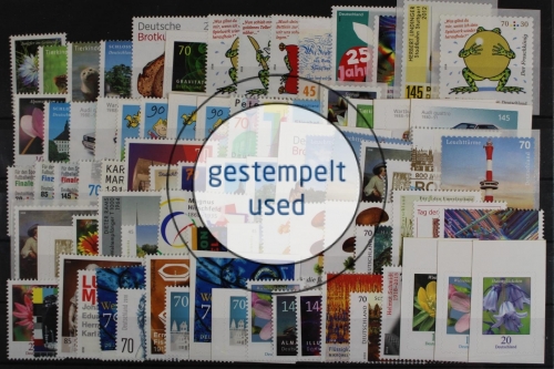 Deutschland, MiNr. 3351-3432, Jahrgang 2018, gestempelt