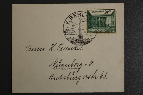 Deutsches Reich, MiNr. 743 auf Sammlerbrief