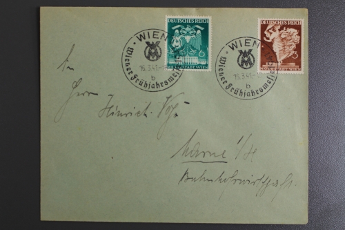 Deutsches Reich, MiNr. 768 + 769 auf Bedarfsbrief