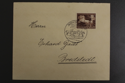 Deutsches Reich, MiNr. 747, Bedarfsbrief, Sonderstempel München/Riem