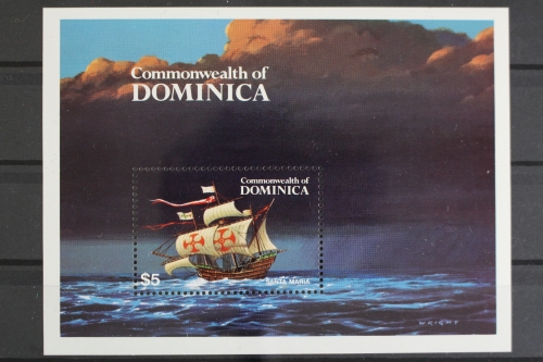 Dominica, Schiffe, MiNr. Block 60, postfrisch