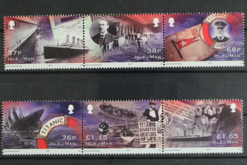 Insel Man, Schiffe, MiNr. 1762-1767, Zusammendrucke, postfrisch