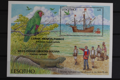 Lesotho, Schiffe, MiNr. Block 46, postfrisch