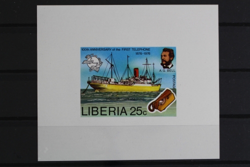 Liberia, Schiffe, MiNr. Block 81 B, postfrisch
