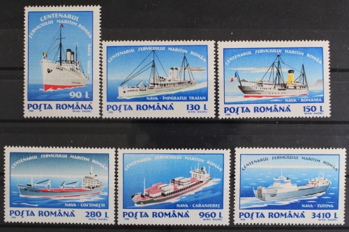 Rumänien, Schiffe, MiNr. 5093-5098, postfrisch