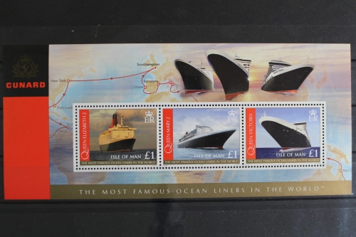 Isle of Man, Schiffe, MiNr. Block 62, postfrisch