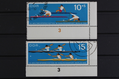 DDR, MiNr. 1202-1203, Ecken rechts unten, gestempelt