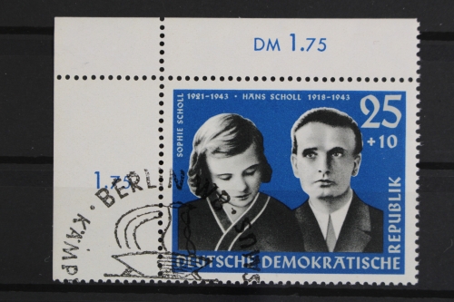 DDR, MiNr. 852, Ecke links oben, gestempelt