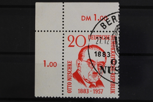DDR, MiNr. 671, Ecke links oben, gestempelt