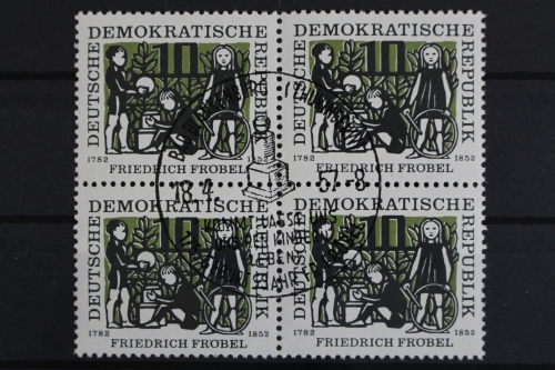 DDR, MiNr. 564, Viererblock, ESST