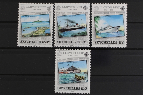 Seychellen, MiNr. 554-557, Schiffe, postfrisch