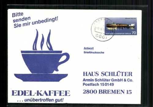 Berlin, MiNr. 487 auf Briefdrucksache
