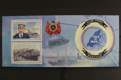 Insel Man, Schiffe, MiNr. Block 70, postfrisch