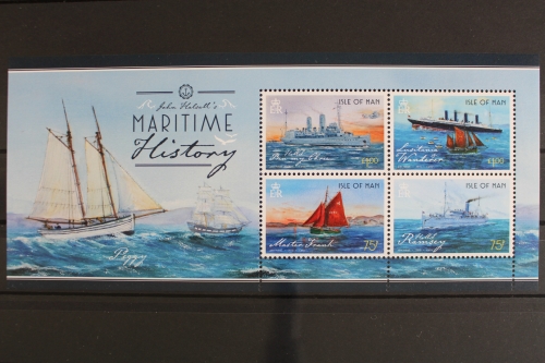 Insel Man, Schiffe, MiNr. Block 105, postfrisch