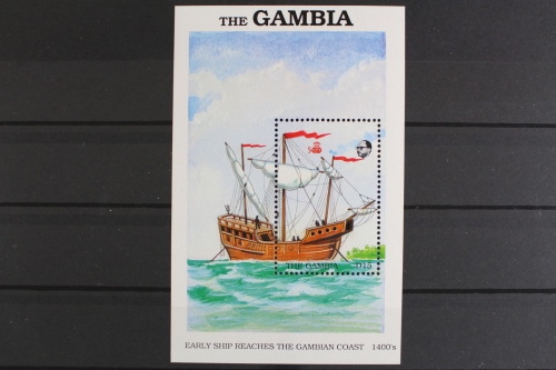 Gambia, Schiffe, MiNr. Block 57, postfrisch