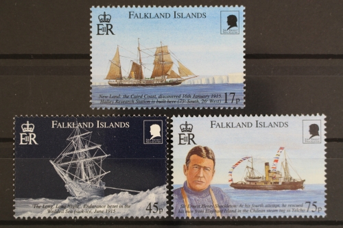 Falklandinseln, Schiffe, MiNr. 776-778, postfrisch