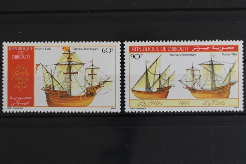 Dschibuti, Schiffe, MiNr. 465-466, postfrisch
