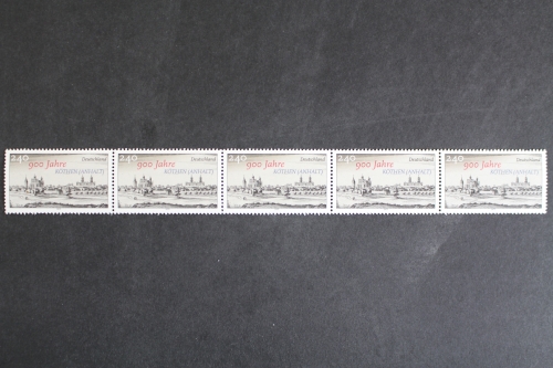 Deutschland (BRD), MiNr. 3138, 5er Streifen m. Zählnummer, postfrisch