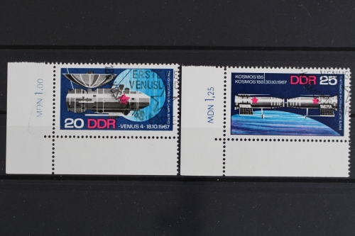 DDR, MiNr. 1342-1342, Ecken links unten, gestempelt