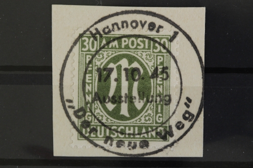 Bizone, MiNr. 29, Sonderstempel Der neue Weg, Briefstück