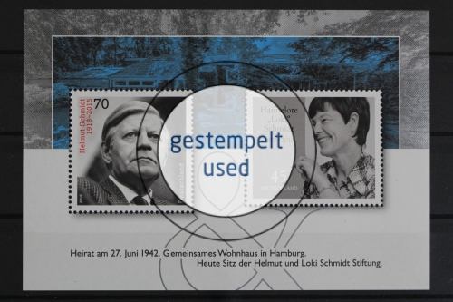 Deutschland (BRD), MiNr. Block 83, gestempelt