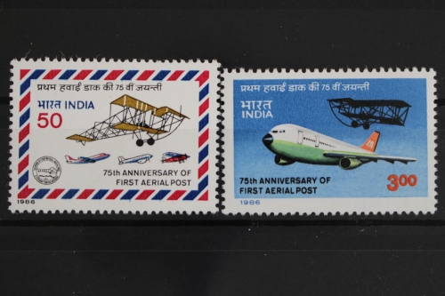 Indien, Flugzeuge, MiNr. 1053-1054, postfrisch