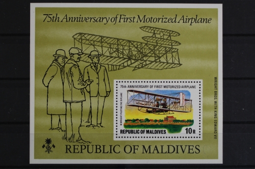 Malediven, Flugzeuge, MiNr. Block 48, postfrisch