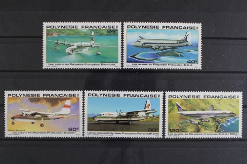 Franz. Polynesien, Flugzeuge, MiNr. 296-300, postfrisch