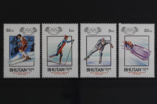 Bhutan, Olympiade, MiNr. 847-850, postfrisch