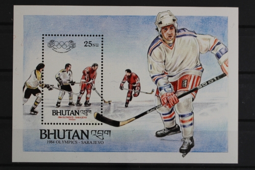 Bhutan, Olympiade, MiNr. Block 105, postfrisch