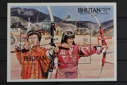 Bhutan, Olympiade, MiNr. Block 112, postfrisch