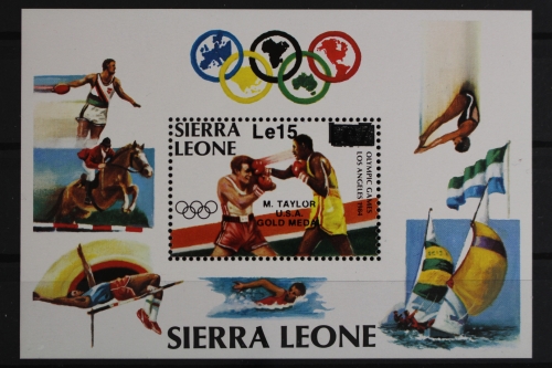 Sierra Leone, Olympiade, MiNr. Block 33, postfrisch