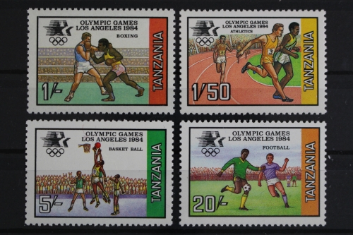 Tansania, Olympiade, MiNr. 242-245, postfrisch